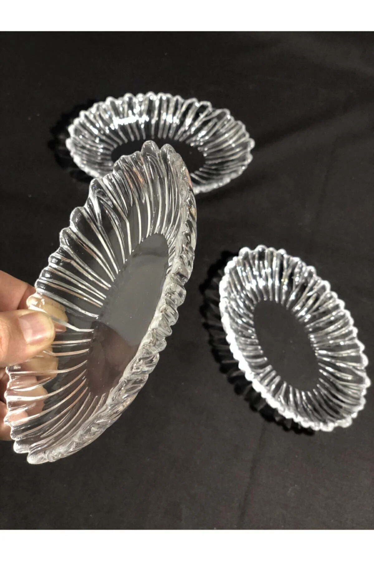Aurora Oval Servis Cerez Tabağı 3'lü 15 Cm 10545 Fma460034 Aurora Oval Servis Cerez Tabağı 3'lü 15 Cm 10545 Fma460034 - Görsel 3