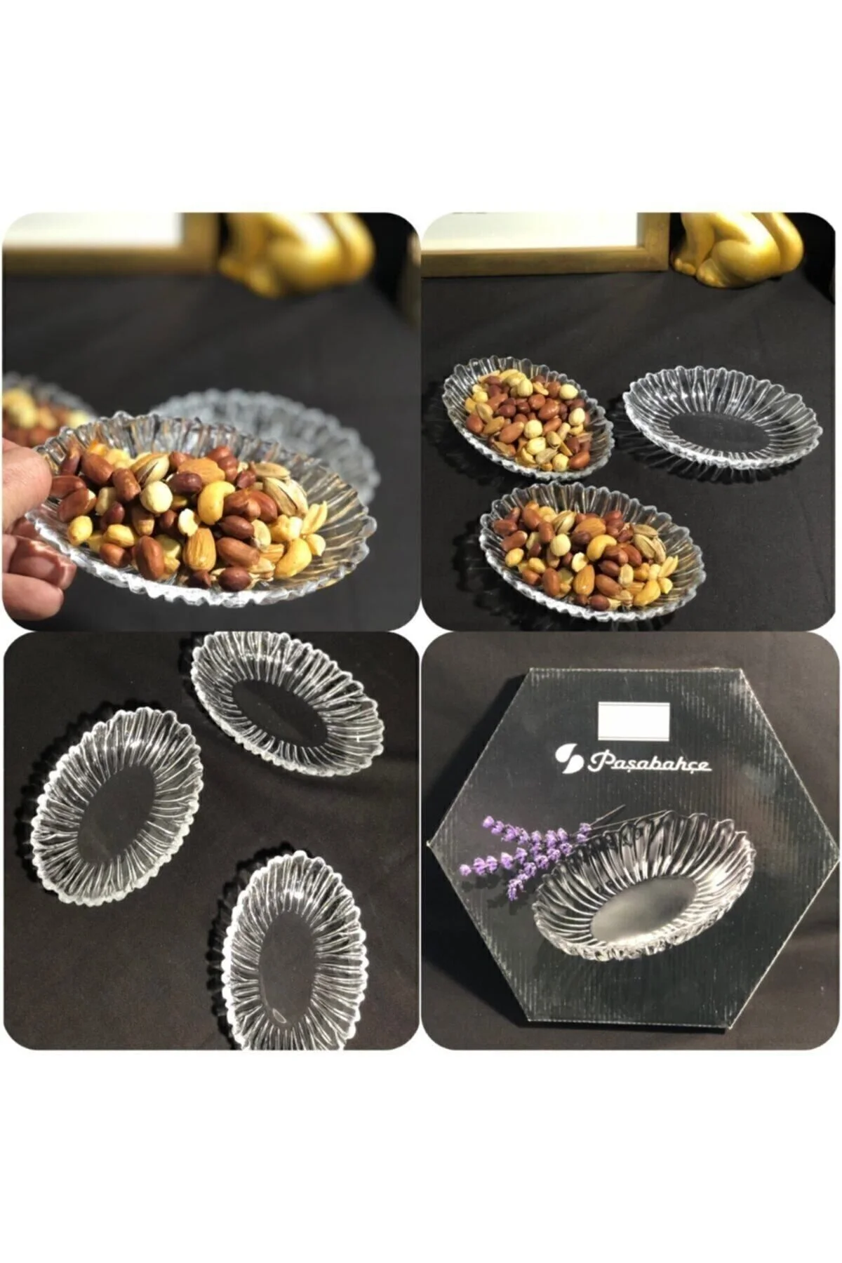Aurora Oval Servis Cerez Tabağı 3'lü 15 Cm 10545 Fma460034 Aurora Oval Servis Cerez Tabağı 3'lü 15 Cm 10545 Fma460034 - Görsel 4
