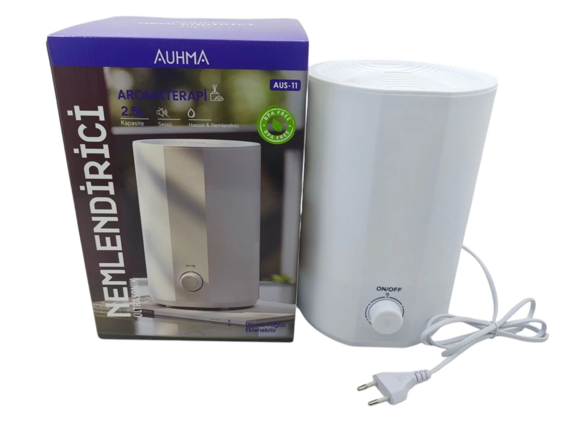 AUS-11   Auhma 7 Led Aromaterapi Ultrasonic Nemlendirici 2500ml Fiyatı, Yorumları ve Özellikleri