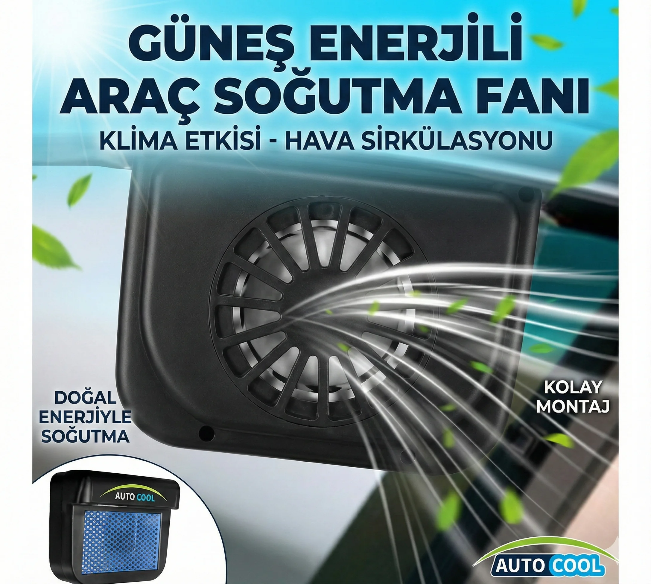 Auto Cool Güneş Enerjisiyle Çalışan Araç İçi Soğutucu Fiyatı, Yorumları ve Özellikleri