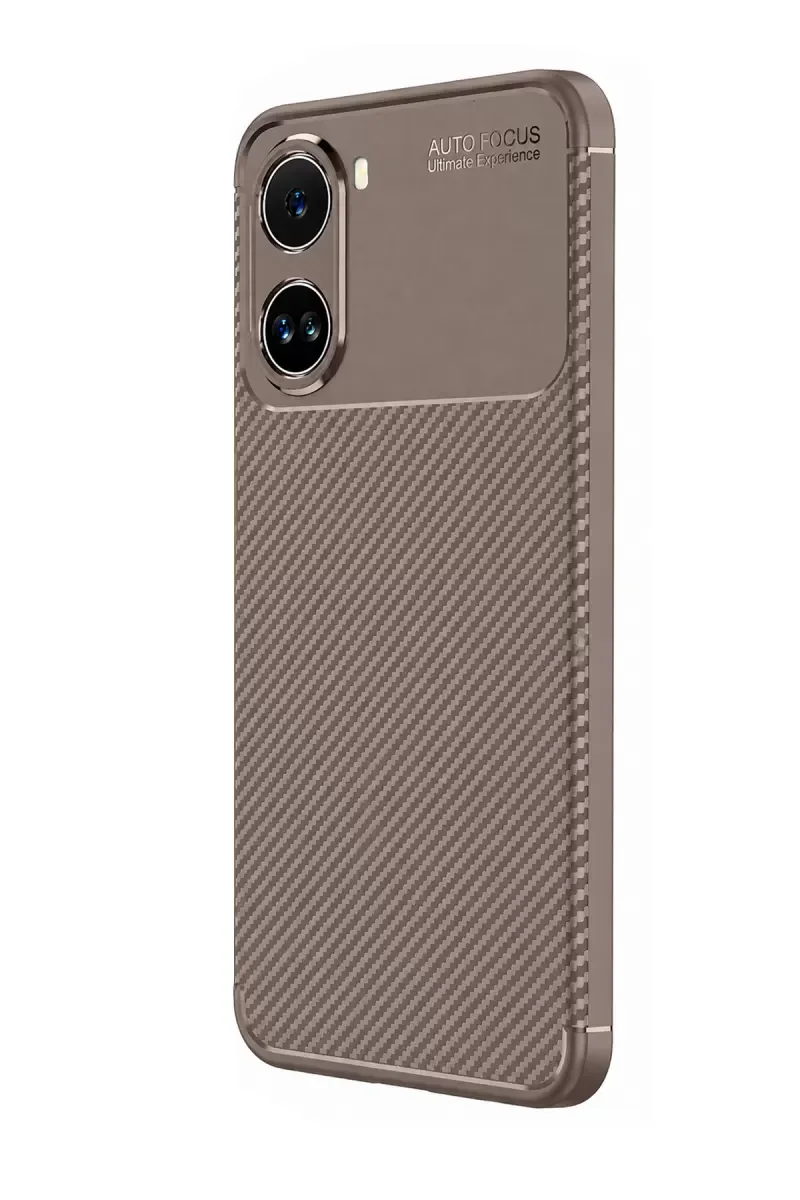 Auto Focus Karbon Kapak X7 Pro Kılıf - Gri Darbe Korumalı Şık Tasarım