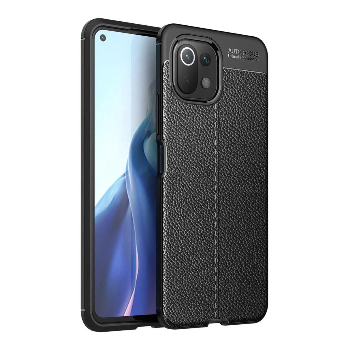 Auto Focus Silikon Kılıf Xiaomi Mi 11 Lite ile Uyumlu - Siyah Darbe Korumalı Kapak Auto Focus Silikon Kılıf Xiaomi Mi 11 Lite ile Uyumlu - Siyah Darbe Korumalı Kapak