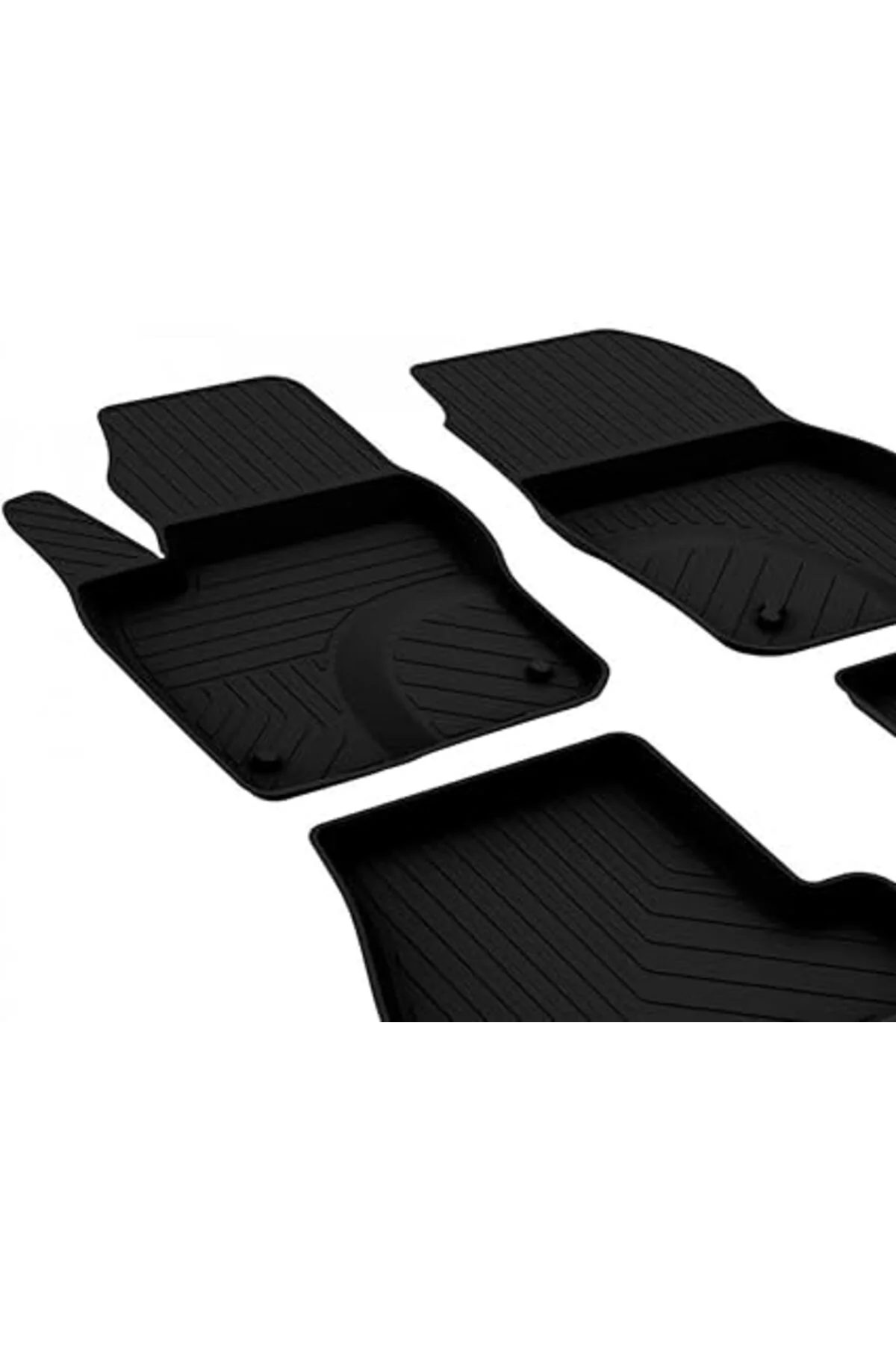 autoaccessories Ford Focus 3.5 Makyajlı Sedan ile Uyumlu 4D Havuzlu Kauçuk Paspas 2015 2019