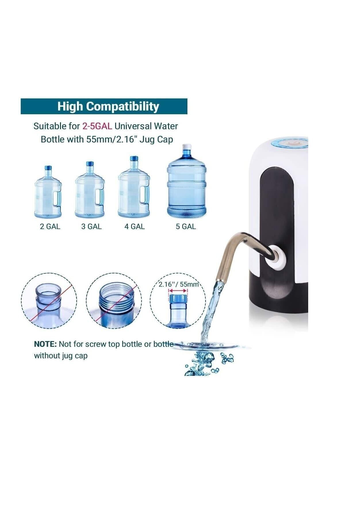 Automatic Water Dıspenser Şarjlı Otomatik Damacana Dijital Yeni N