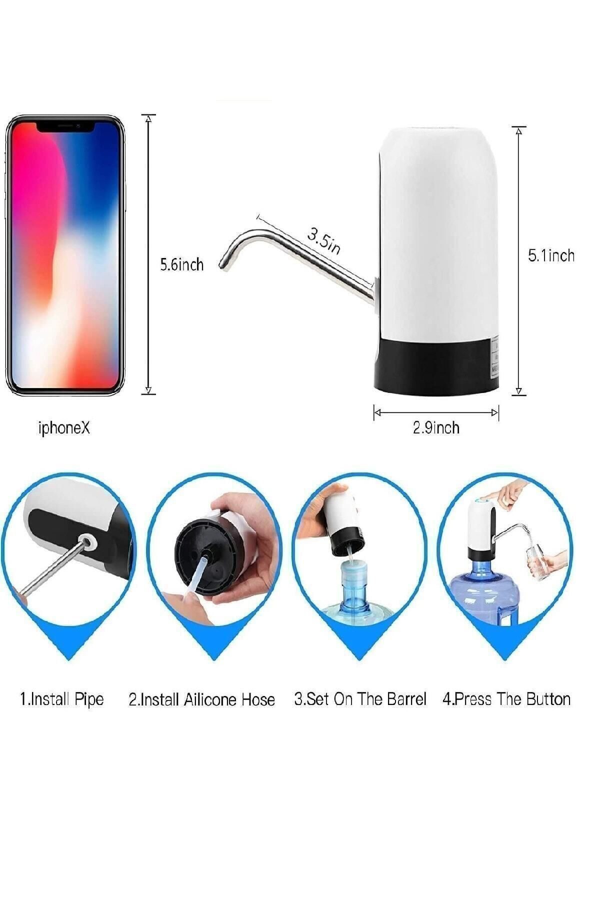 Automatic Water Dıspenser Şarjlı Otomatik Damacana Dijital Yeni N