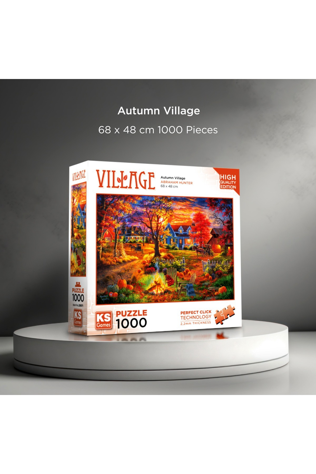 Ks Games Autumn Village 1000 Parça Puzzle