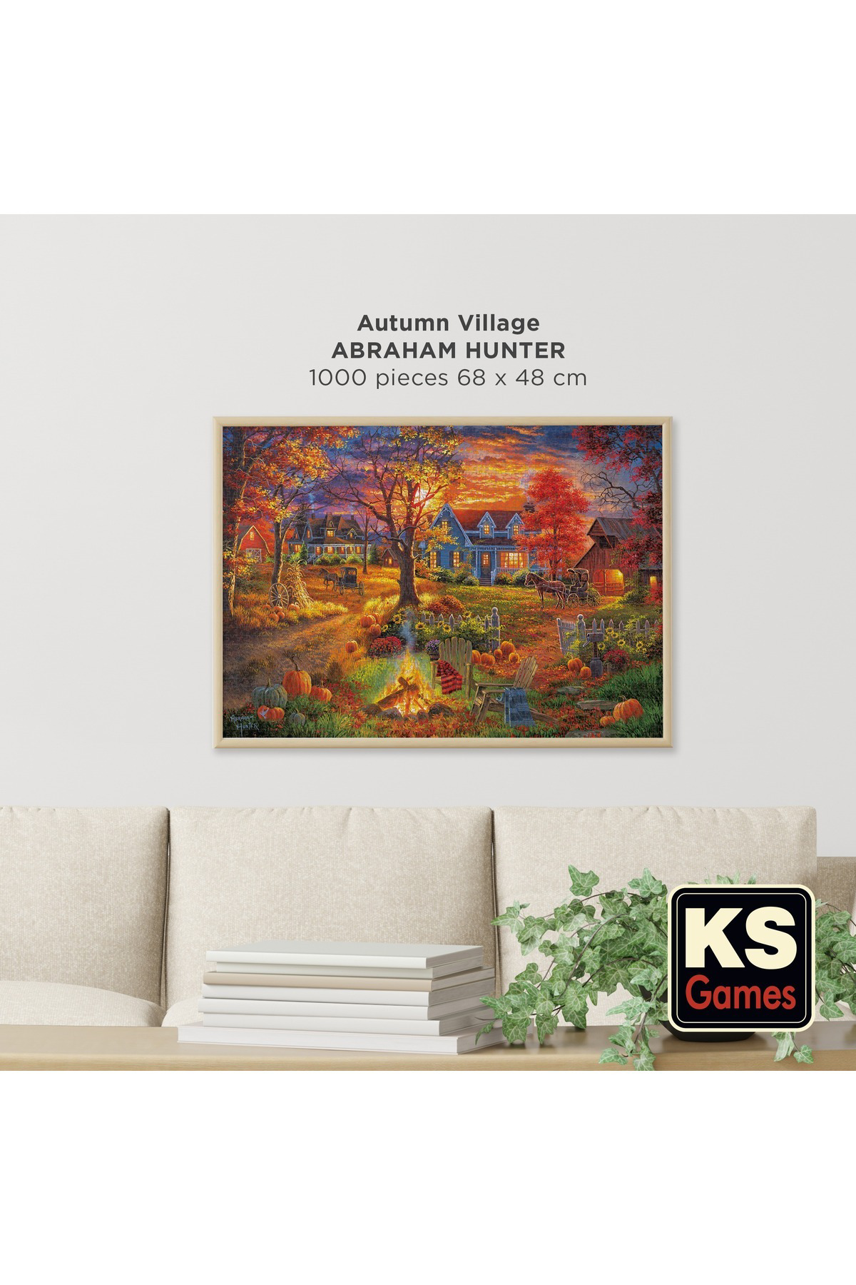 Ks Games Autumn Village 1000 Parça Puzzle
