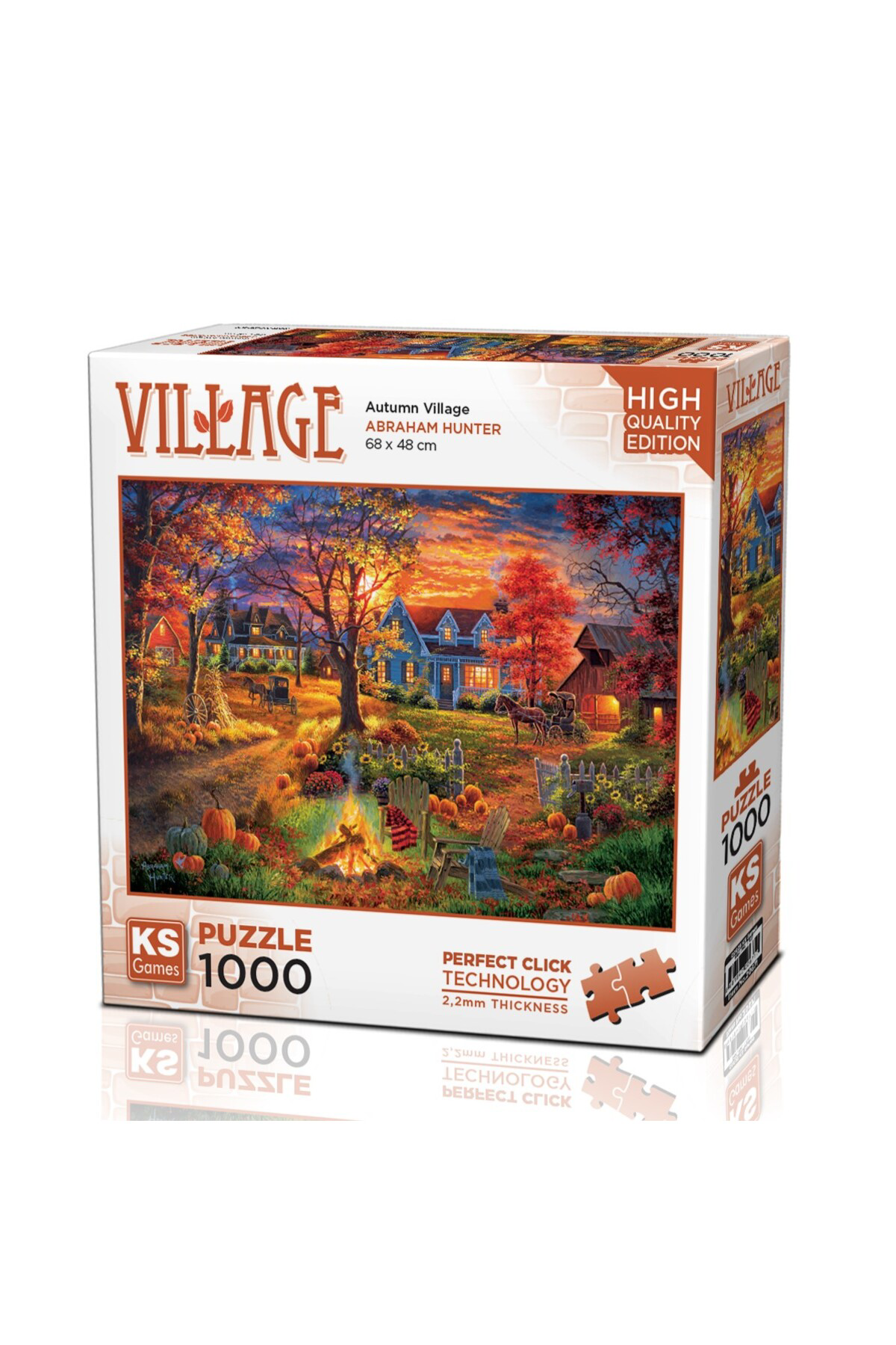 Ks Games Autumn Village 1000 Parça Puzzle