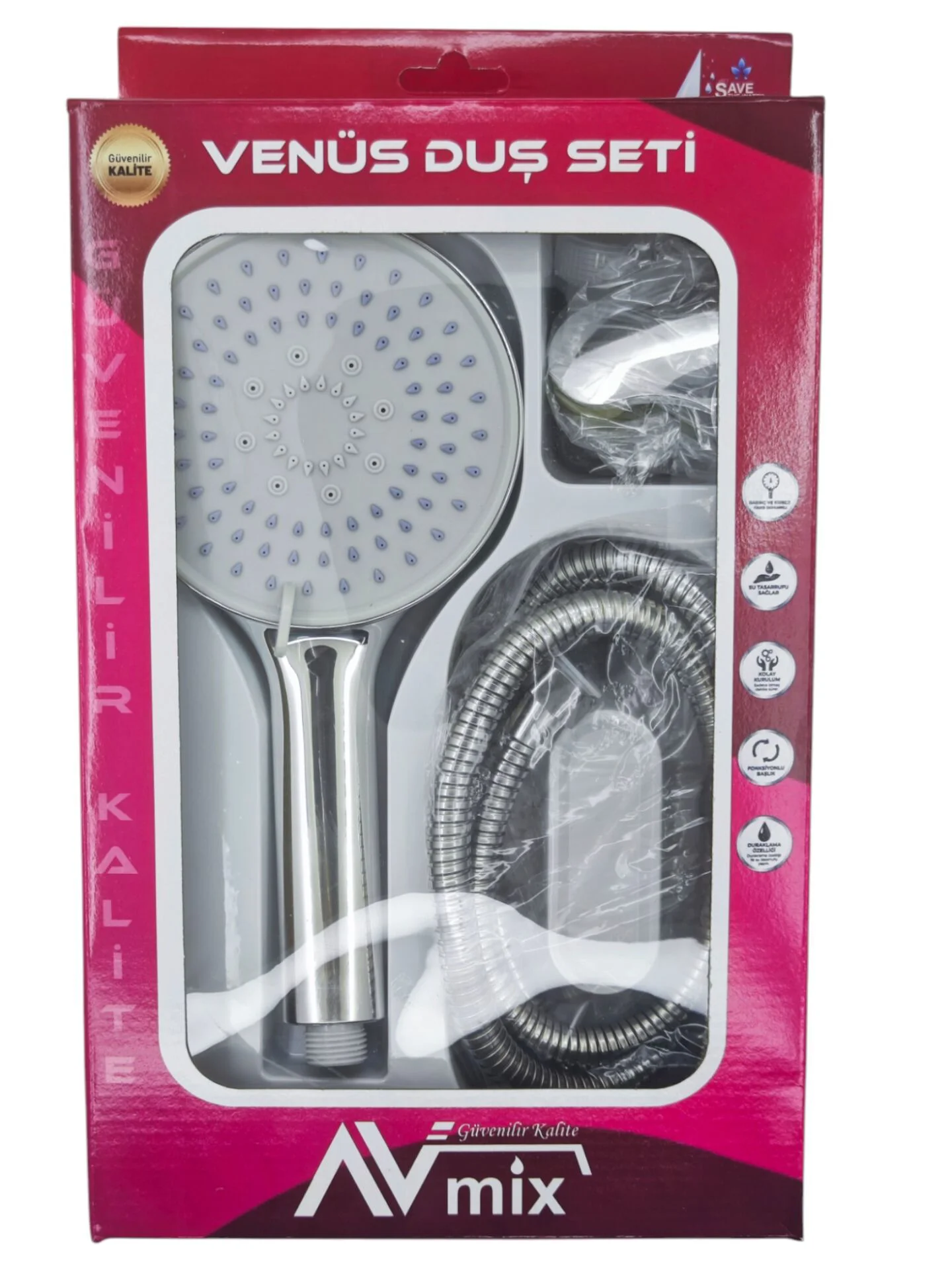 AV-137   Avmix Venus Krom Duş Seti Fiyatı, Yorumları ve Özellikleri