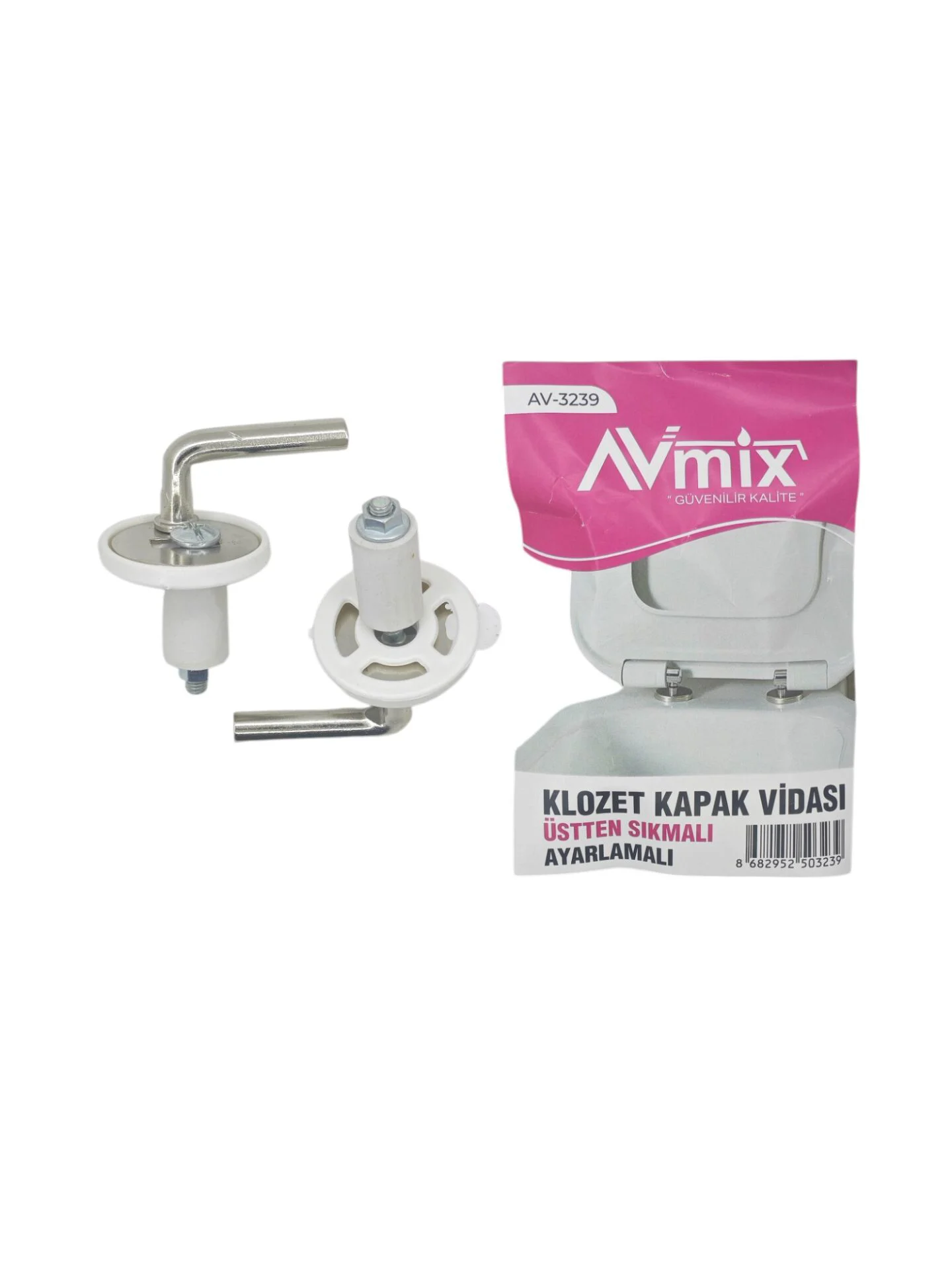 AV-3239   Avmix Klozet Kapak Vidası - Üsten Sıkmalı Fiyatı, Yorumları ve Özellikleri