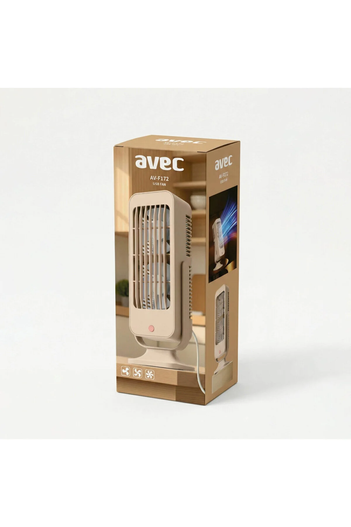 AV-F172 ŞARJZLI USB FAN Fiyatı, Yorumları ve Özellikleri