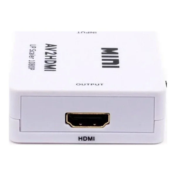 AV to HDMI Mini Dönüştürücü - Full HD 1080p Çözünürlük, Kompozit Video ve Ses Dönüşümü