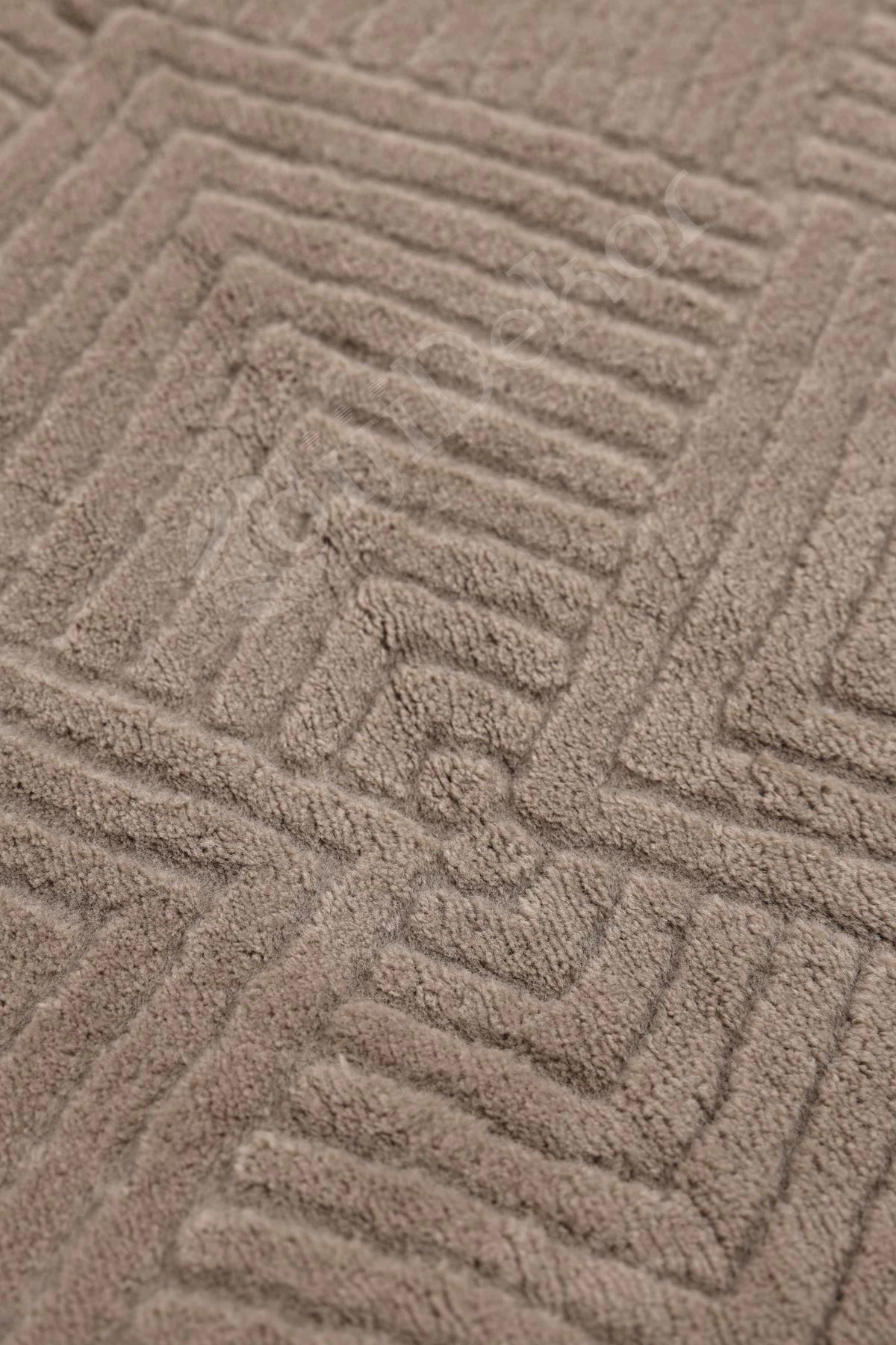 Dijidekor Avangard Yuvarlak Halı Pramit Kahve Salon Koridor Antre Mutfak Ha