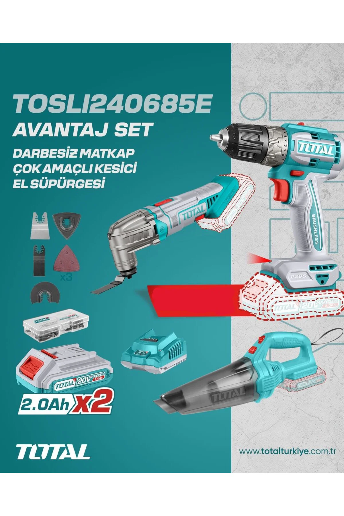 Avantajlı Makine Seti Darbesiz Matkap , Çok Amaçlı Kesici , El Sü