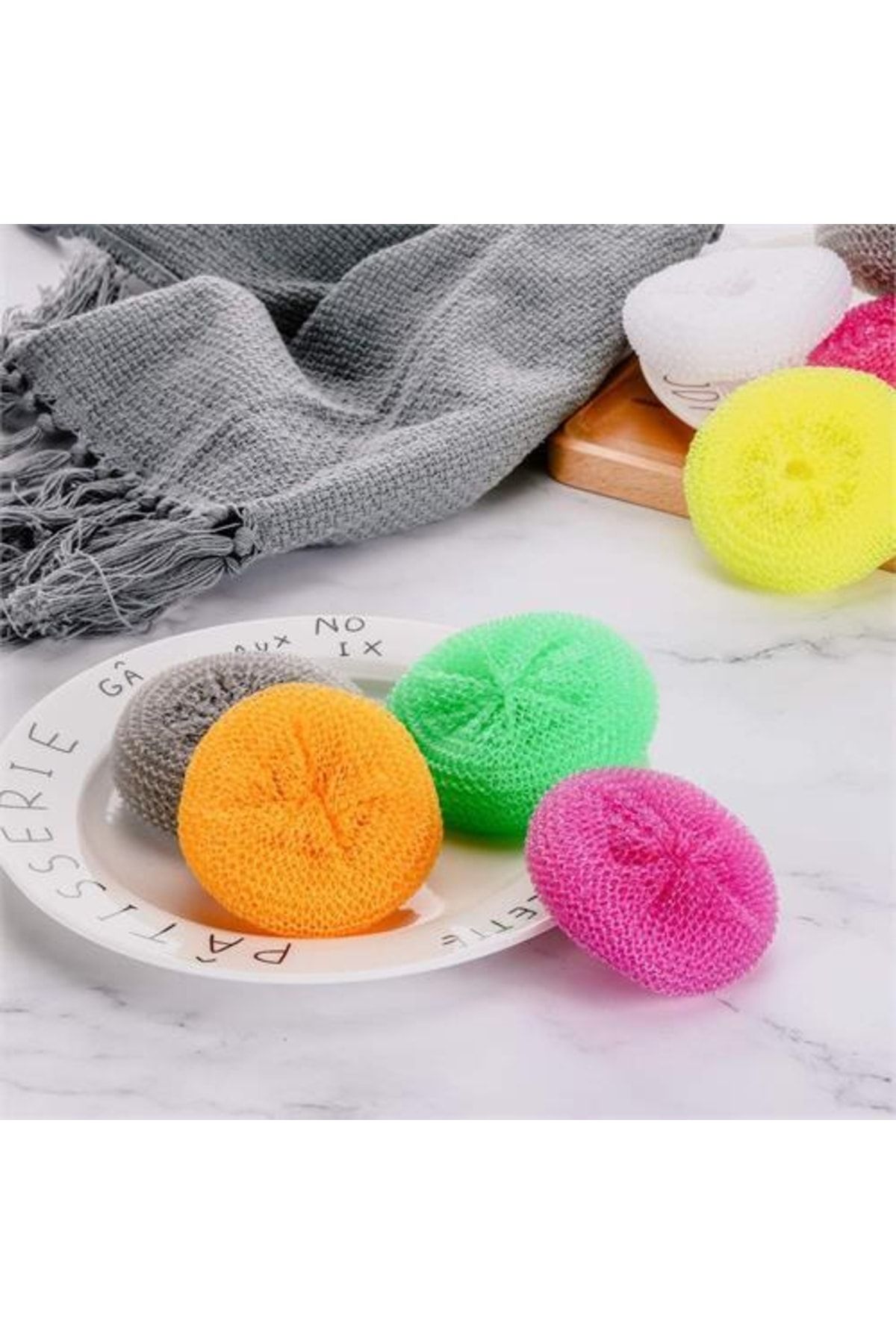 Homecare Ave 24 Adet İndirimli Teflon Ve Hassas Bulaşik Çizmez Bulaşik Örgü Pedi