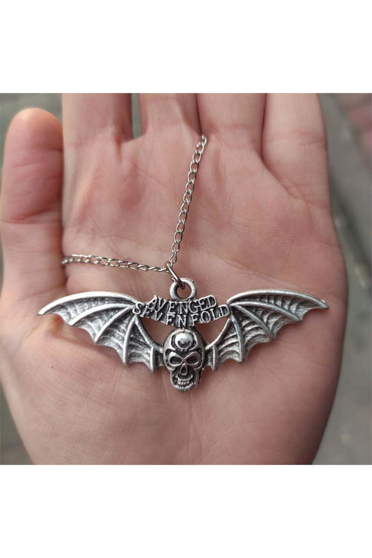 Avenged Sevenfold - Skull And Wings Kolye