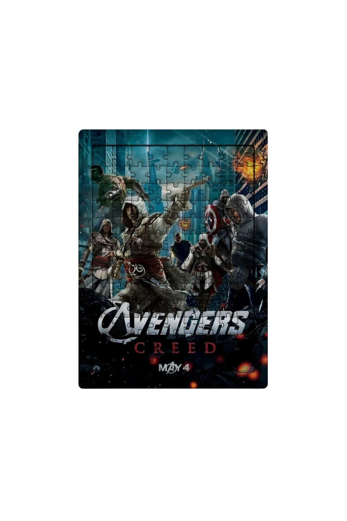 Avengers 99 Parça Ayaklı Puzzle – Dekoratif Çocuk Yapbozu 0134