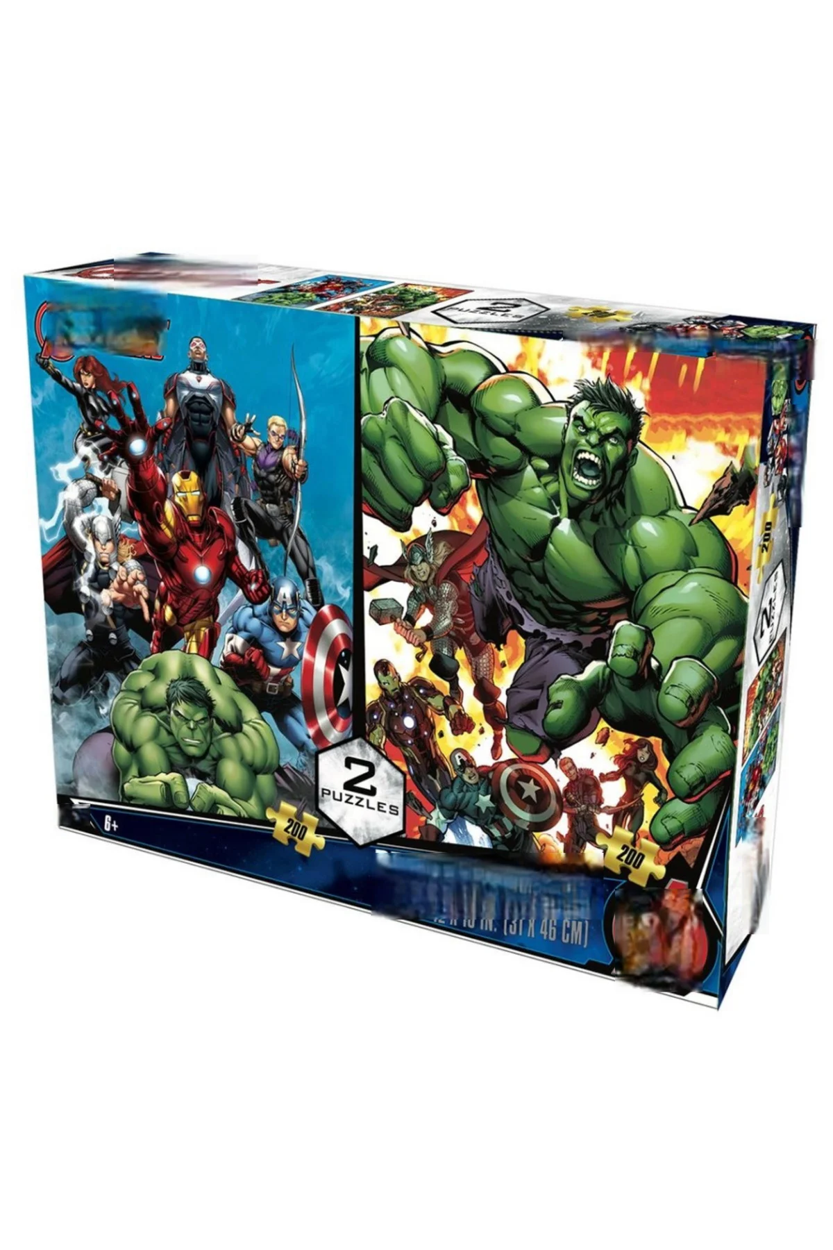 Avengers İkili Puzzle 200 Parça