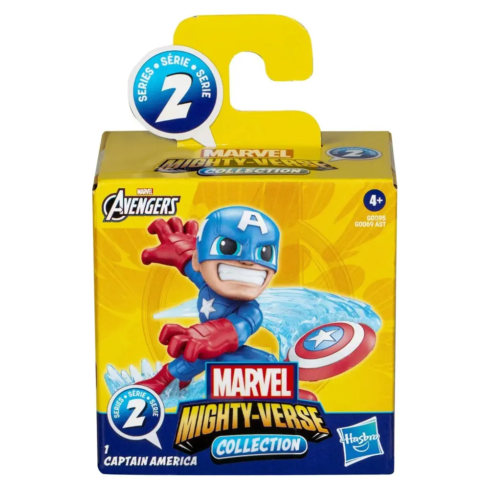 Avengers Mighty Verse Aksiyon Figürleri Captain America G0069-G00
