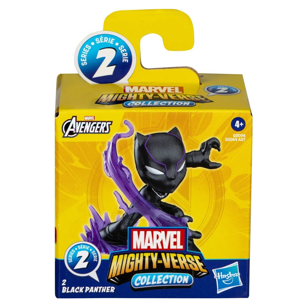 Marvel Avengers Avengers Mighty Verse Aksiyon Figürleri Black Panther G0069-G0094