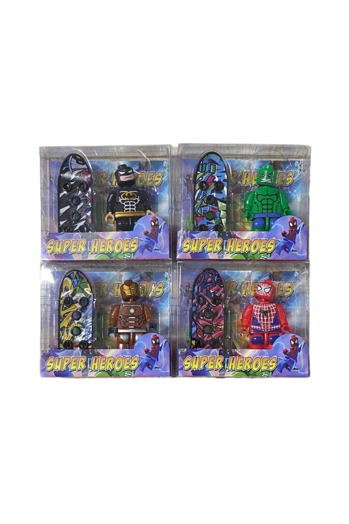 Oyuncak Store Avengers Yenilmezler Kaykaylı Figür Seti - Super Heroes Figur Set