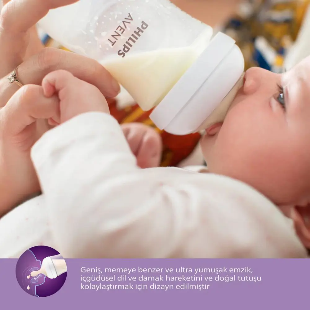 Avent Doğal Tepkili Natural Response 2'Li Biberon Emziği No:5 6+ 