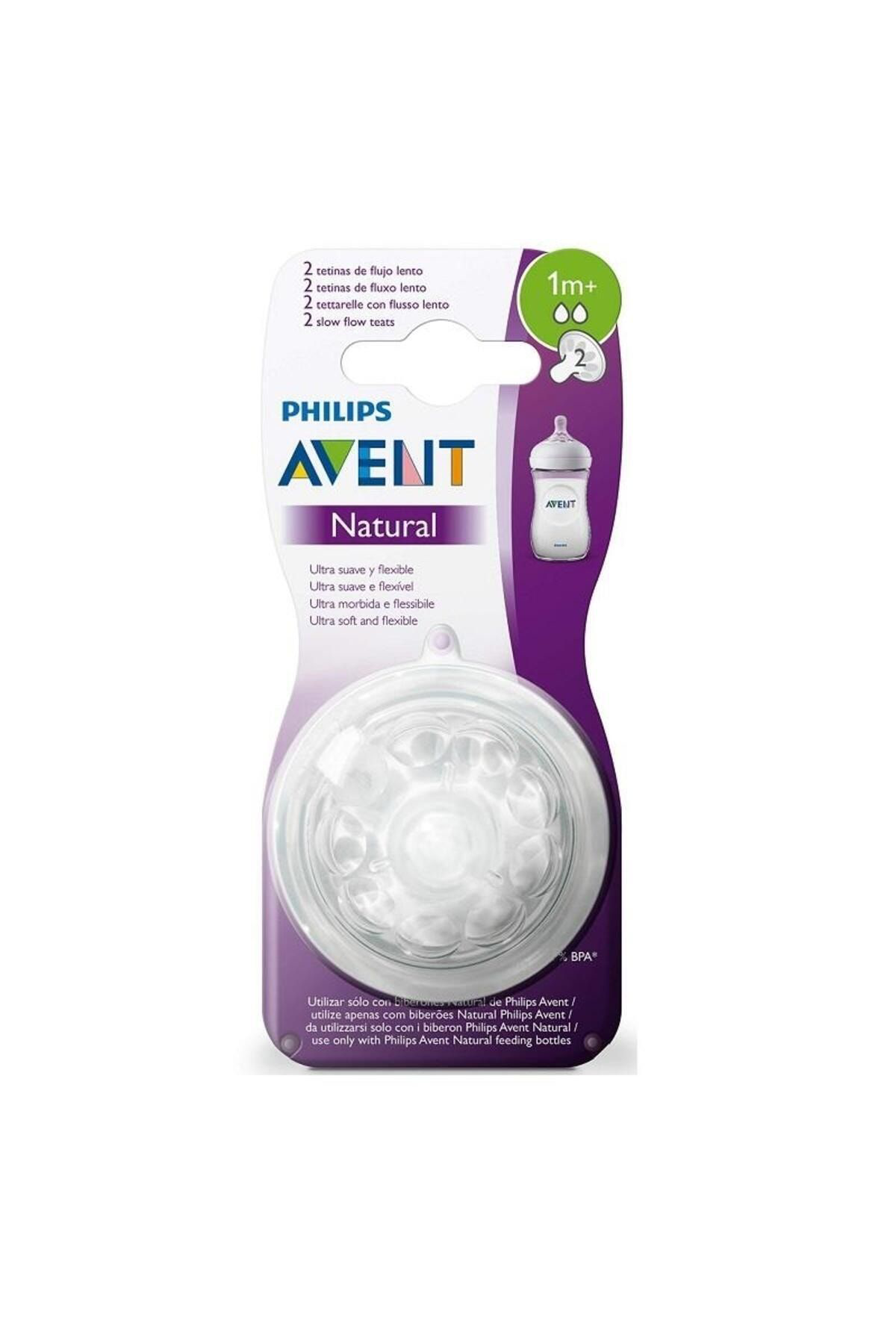 Philips Avent Natural Biberon Emziği No:2 2'Li 1 Ay+