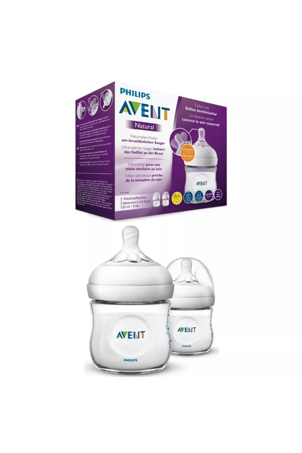 Avent Natural Pp Biberon 125 ml 2'li
