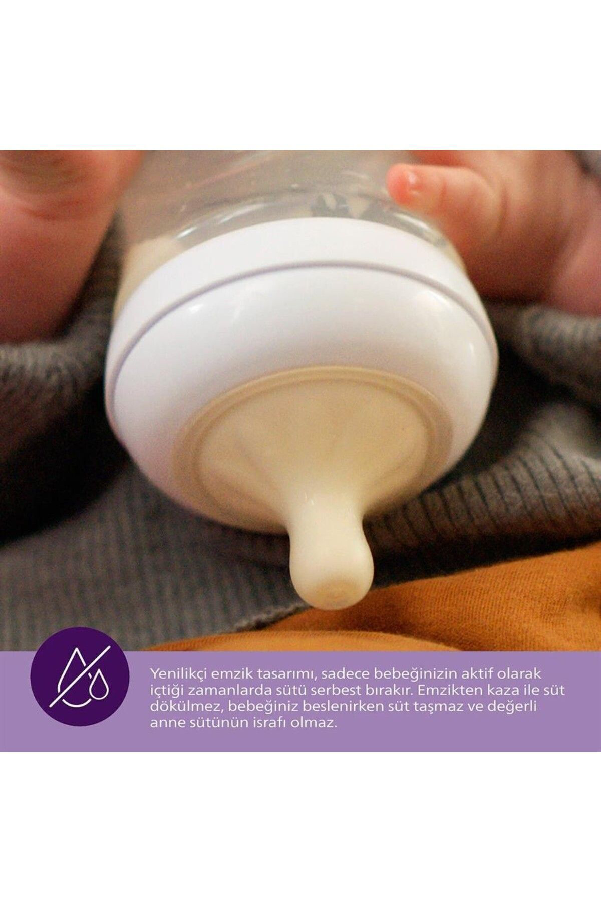 Philips Avent Natural Response 2'Li Biberon Emziği, 5 Numara, 6 Ay+