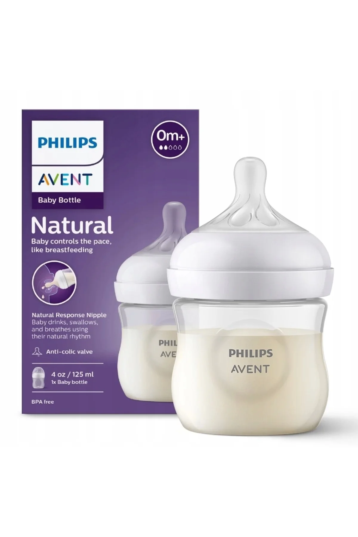 Avent Natural Response Pp Biberon 0 Ay 125ml Scy900/01