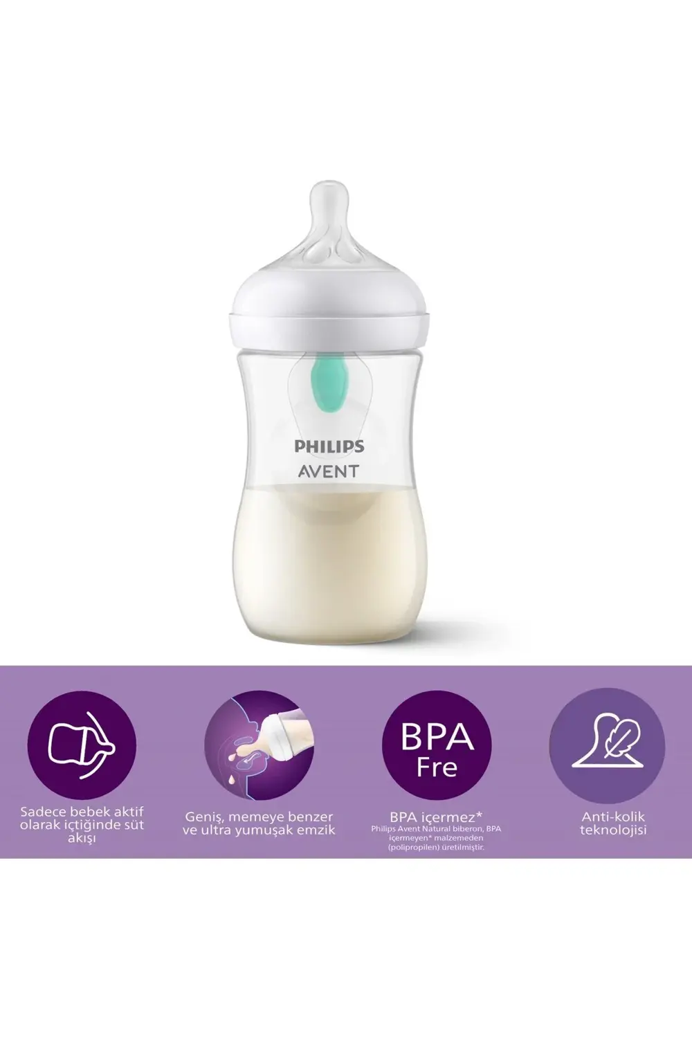 Avent Natural Response Pp Antikolik Biberon 260 ml 1 Ay Scy673/01