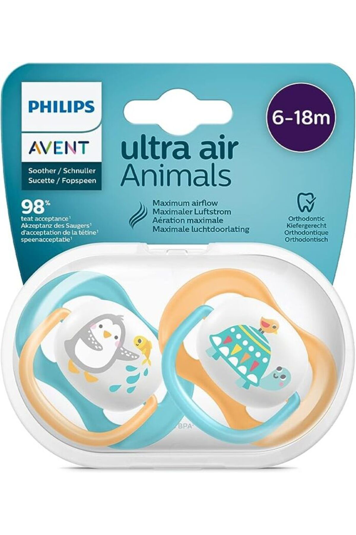 Philips Avent Scf080/07 Ultra Air Emzik (6-18 Ay) Erkek