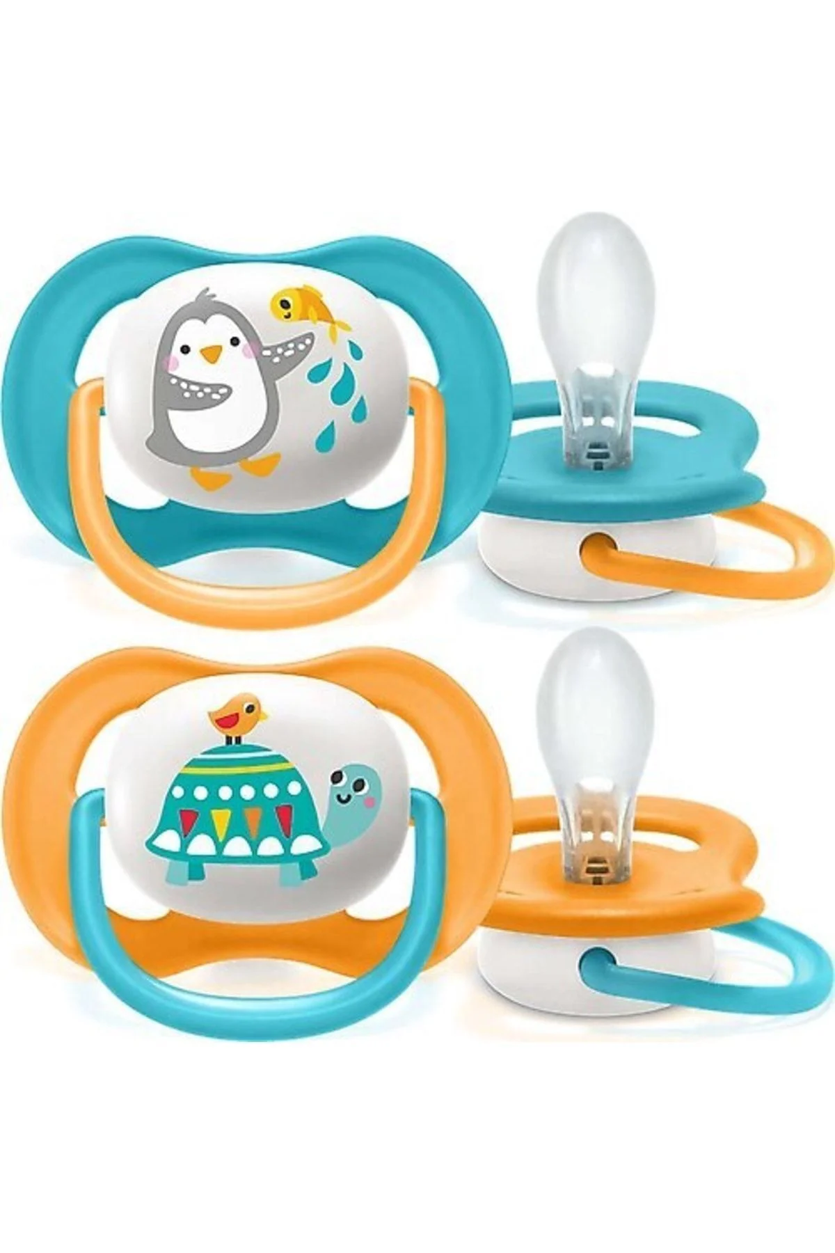Avent Scf080/70 Ultra Air Animals Emzik 6-18 Ay Erkek 2'li