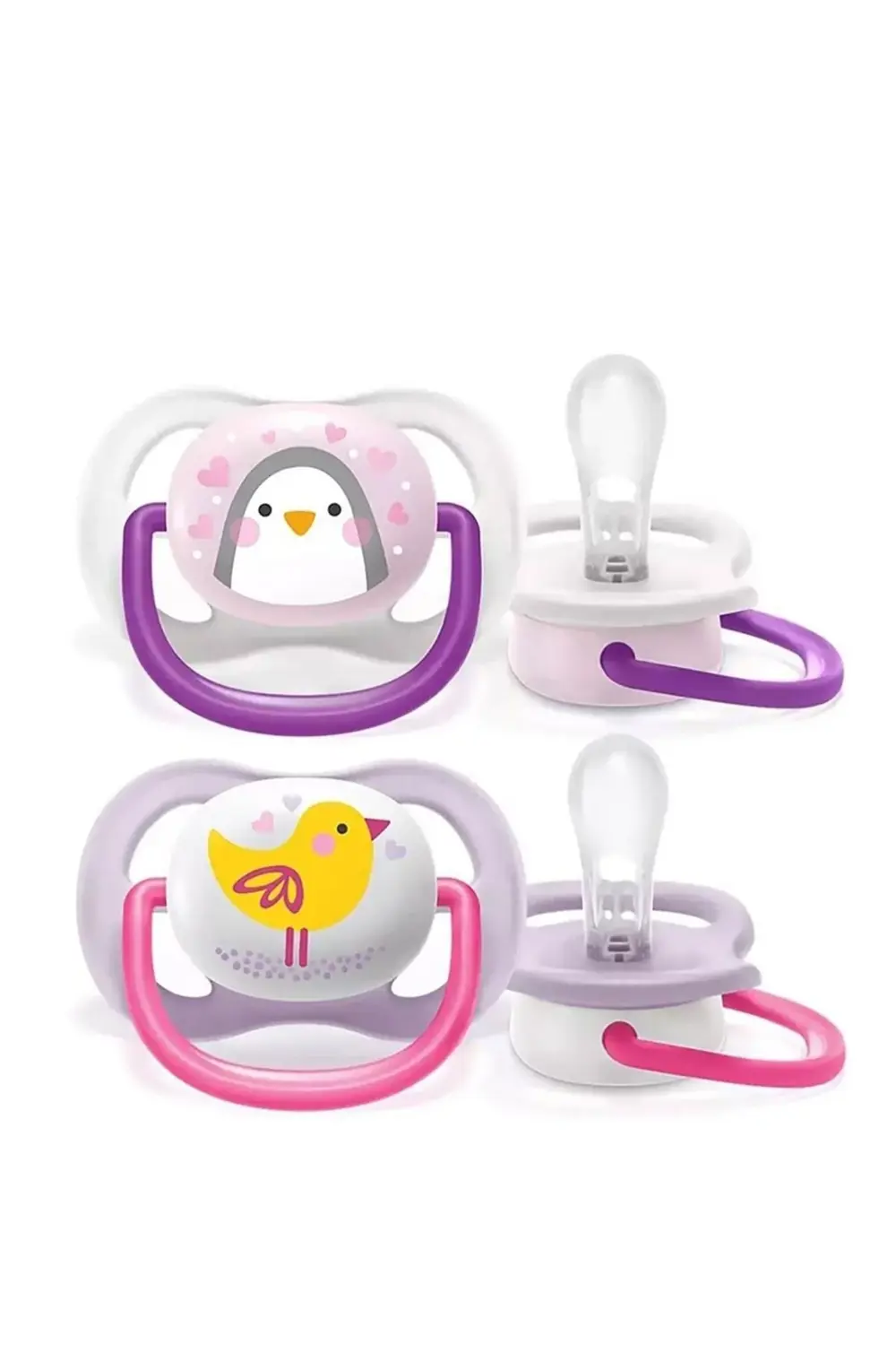 Avent Ultra Air 2'li Emzik 0-6ay Pembe