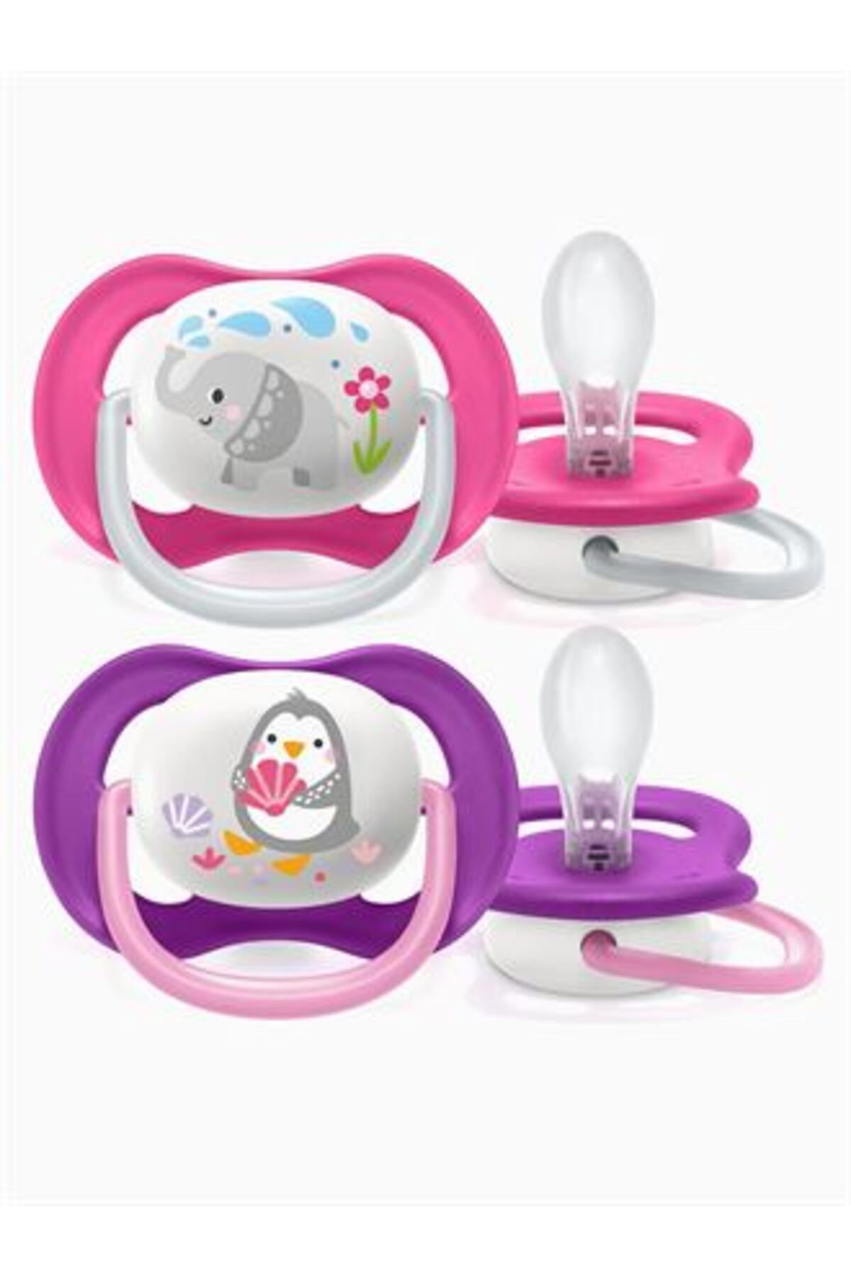 Philips Avent Ultra Air Emzik 6-18 Ay Kiz Pembe-Mor