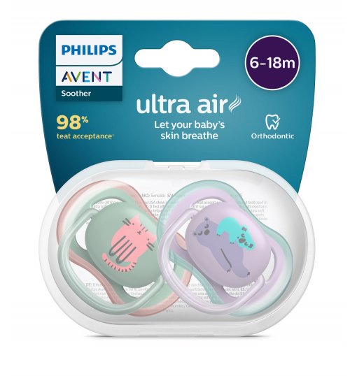 Avent Ultra Air Emzik 6-18 Ay Kız Avent Ultra Air Emzik 6-18 Ay Kız