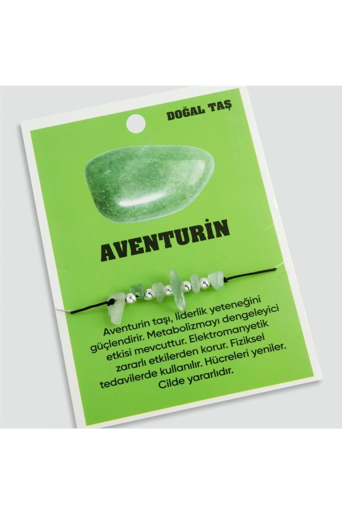 Aventurin Doğaltaşlı İp Bileklik Aventurin Doğaltaşlı İp Bileklik