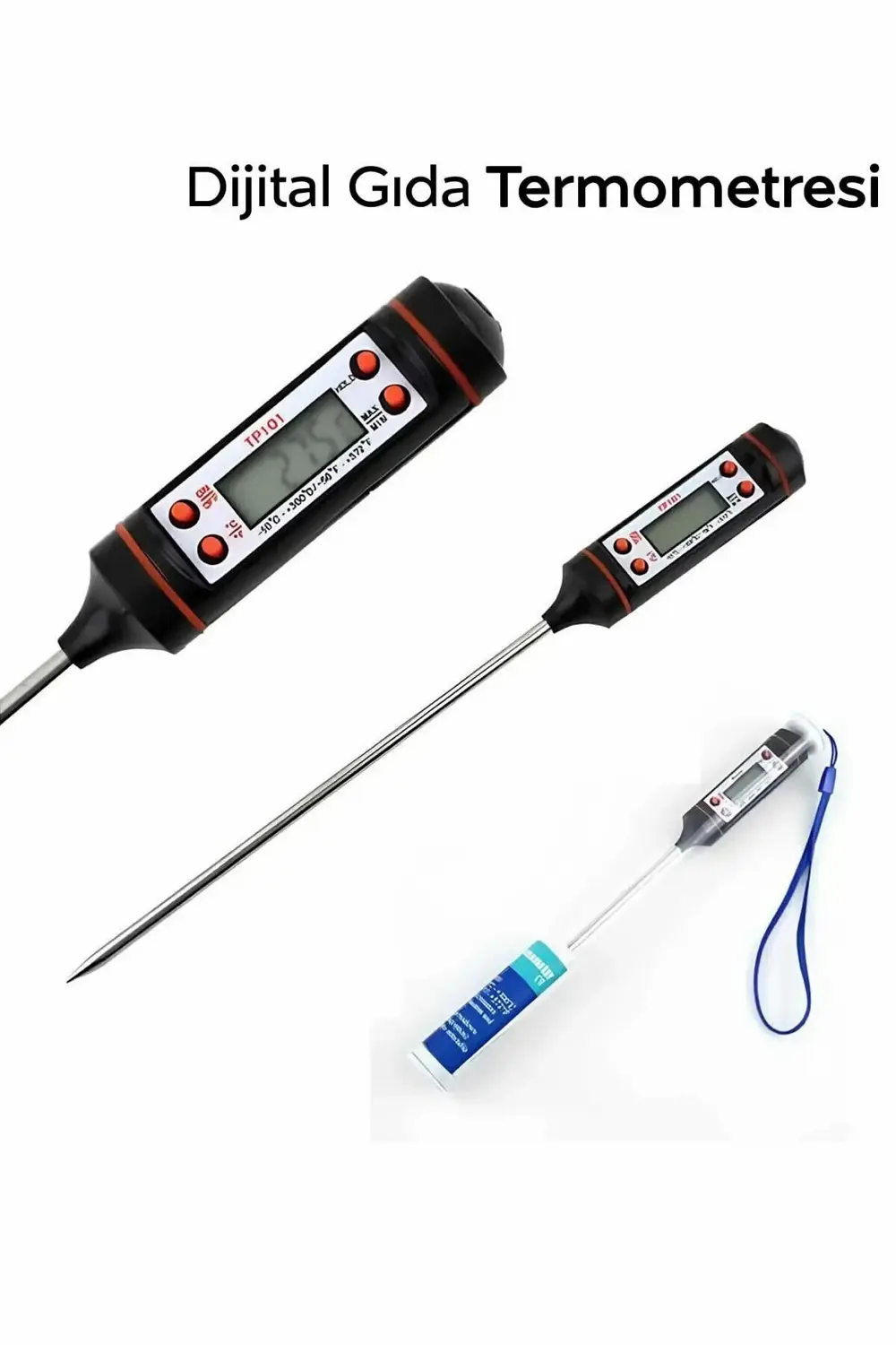 Aveo 1 Adet Dijital Gıda Termometresi Sıcaklık Derece Kutulu Et S