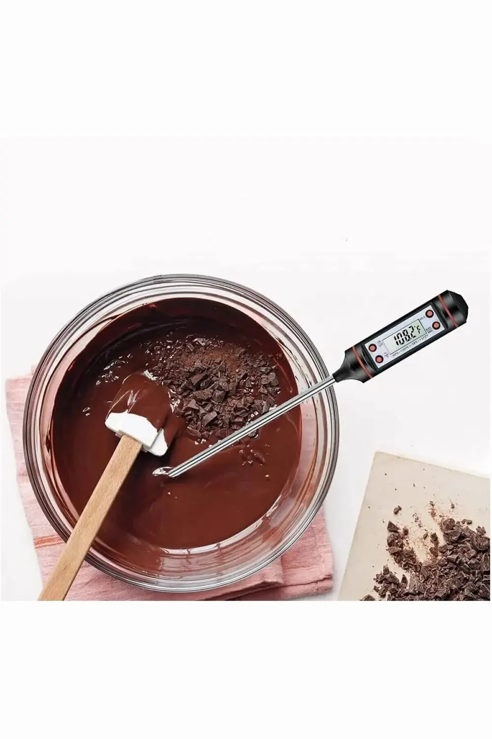 Aveo 1 Adet Dijital Gıda Termometresi Sıcaklık Derece Kutulu Et S