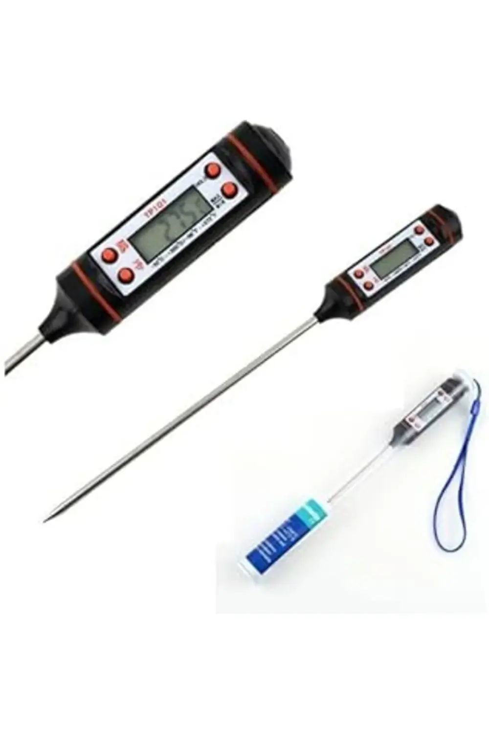 Aveo 1 Adet Gıda Termometresi Dijital Sıcaklık Derece Kutulu Et S