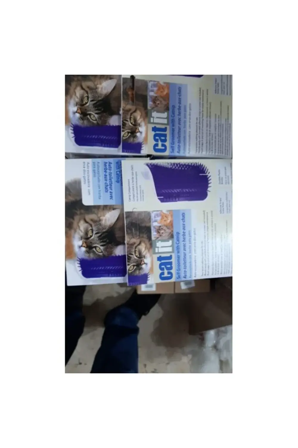 Aveo 1 Adet Kedi Kaşınma Aparatı Catit MAVI / GRI RENK