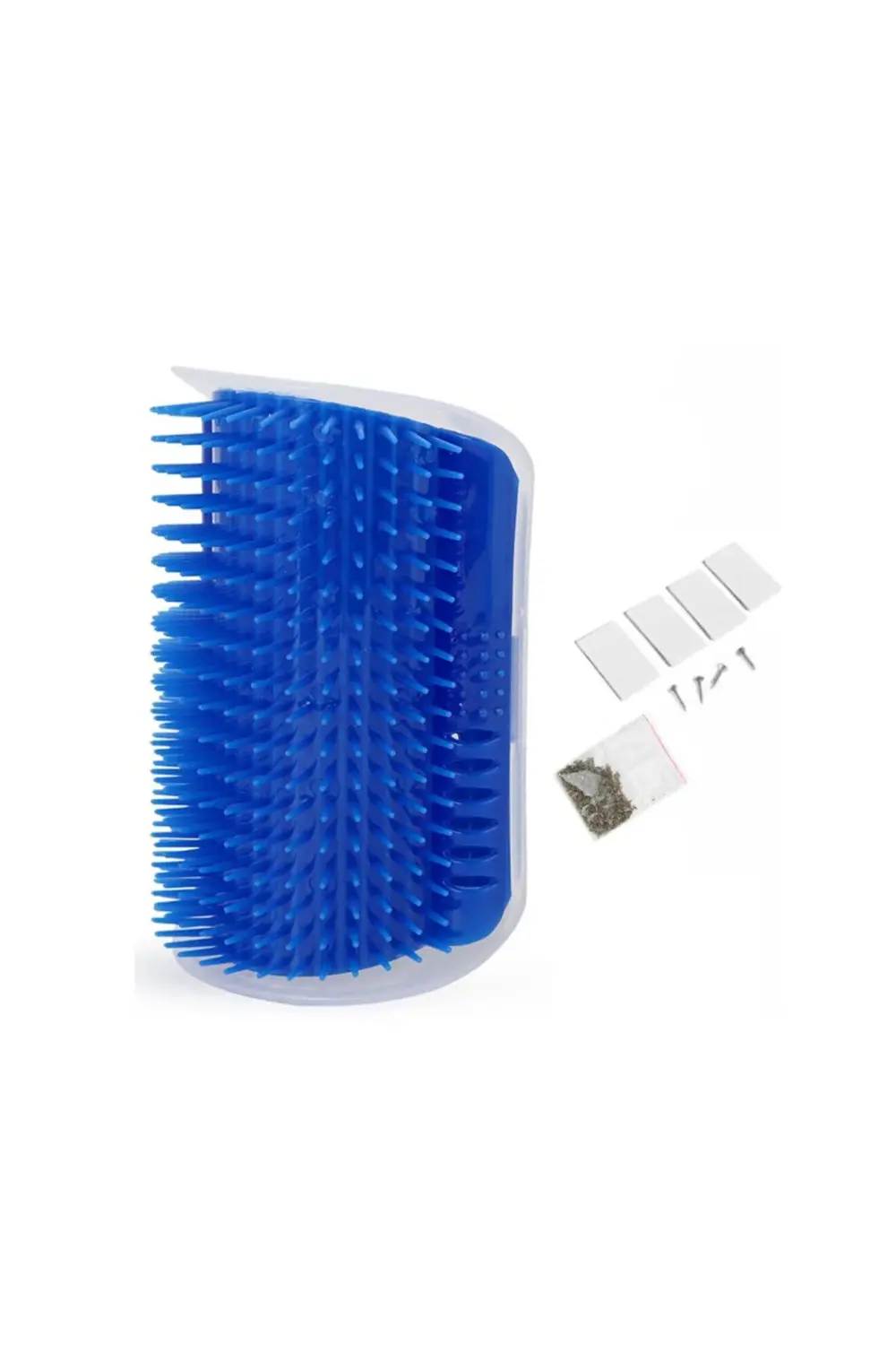 Aveo 1 Adet Kedi Kaşınma Masaj Fırçası Köşeye Monte Edilebilir Ca