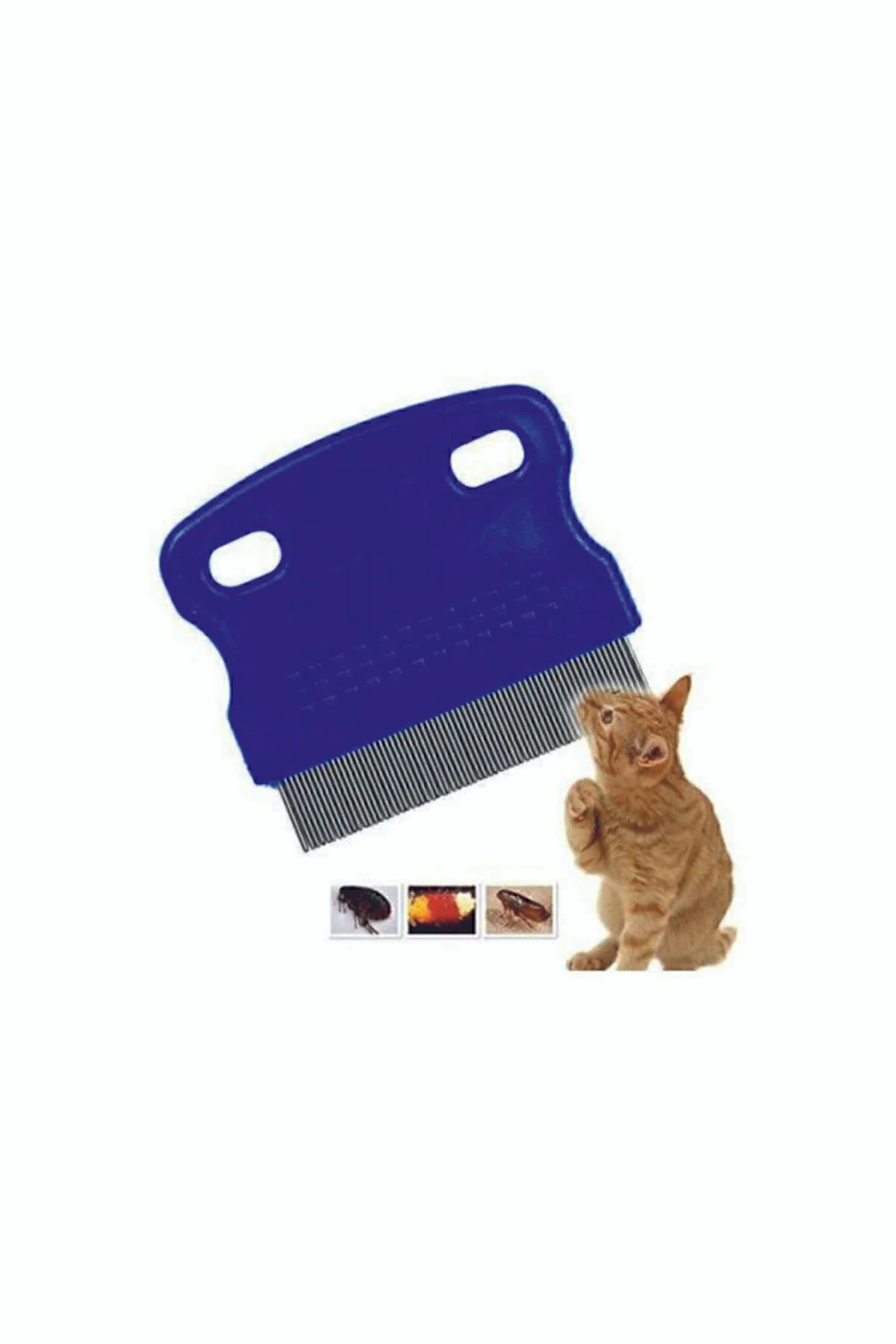 Aveo 1 Adet Kedi Köpek Tüy Bit Pire Toplayıcı Toplama Temizleme Tarağı Tarak Bit Pire Temizleme