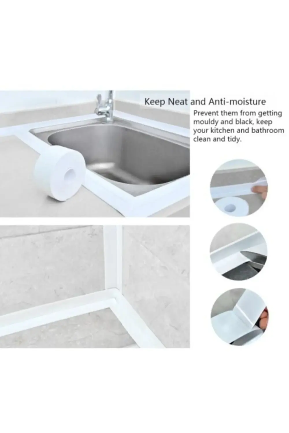 Aveo 1 Adet Lavabo Küvet Su Sızdırmaz Bant