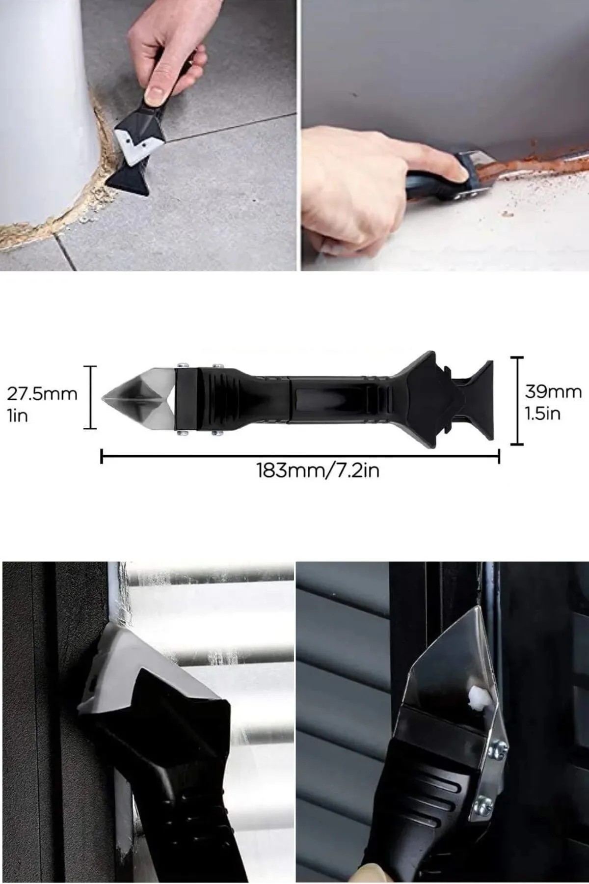 Aveo 1 Adet Silikon Sökme Ve Uygulama Seti Fayans Derz Silikon Ka