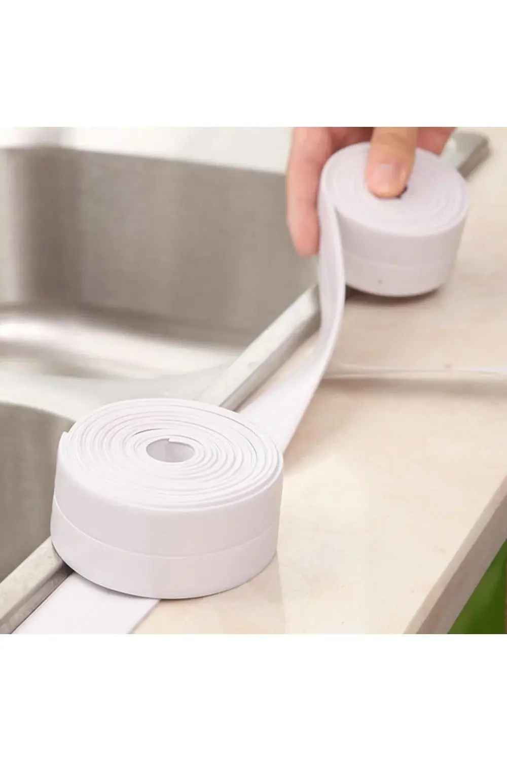 Aveo 1 Adet Su Sızdırmaz Bant Nem Küf Önleyici Lavabo Evye Küvet