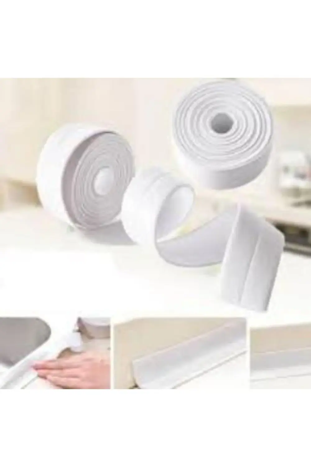 Aveo 1 Adet Su Sızdırmaz Bant Nem Küf Önleyici Lavabo Evye Küvet