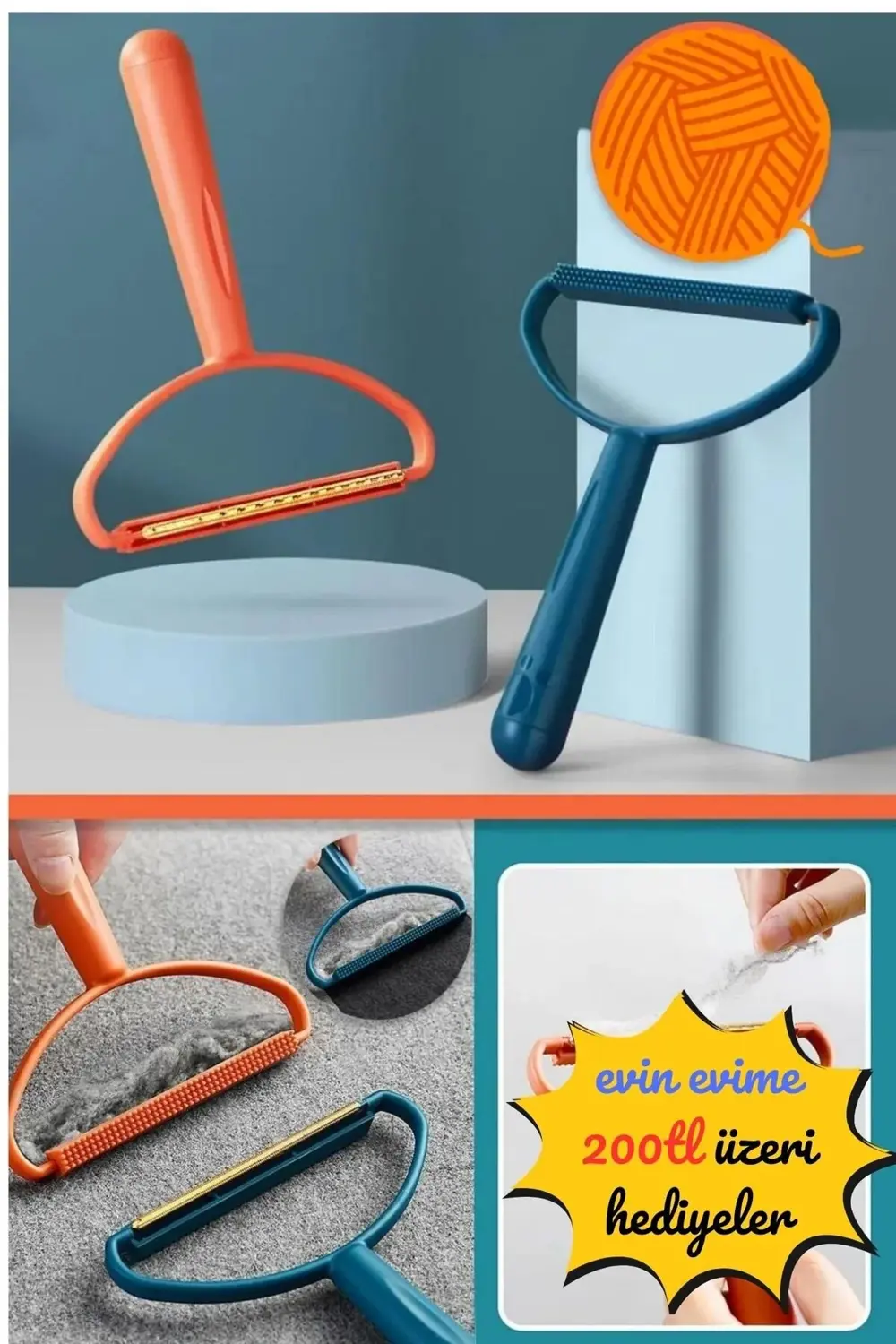 Aveo 1 Adet Tiftik Tüy Toplayıcı Aparat Karışık Renk