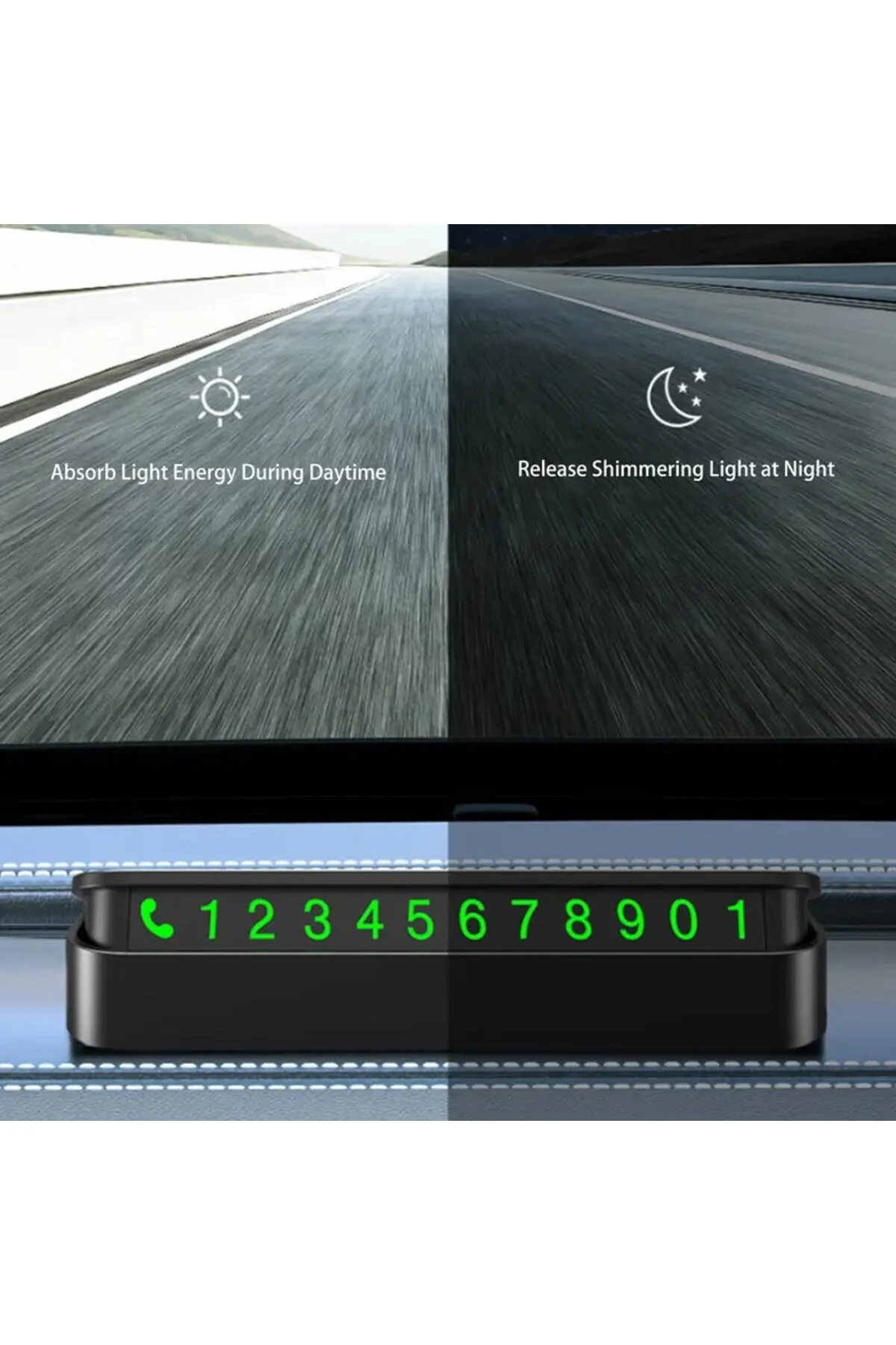 Aveo 1 Adet Tüm Araçlara Uygun Fosforlu Aç Kapa Numaratör, Cep Te