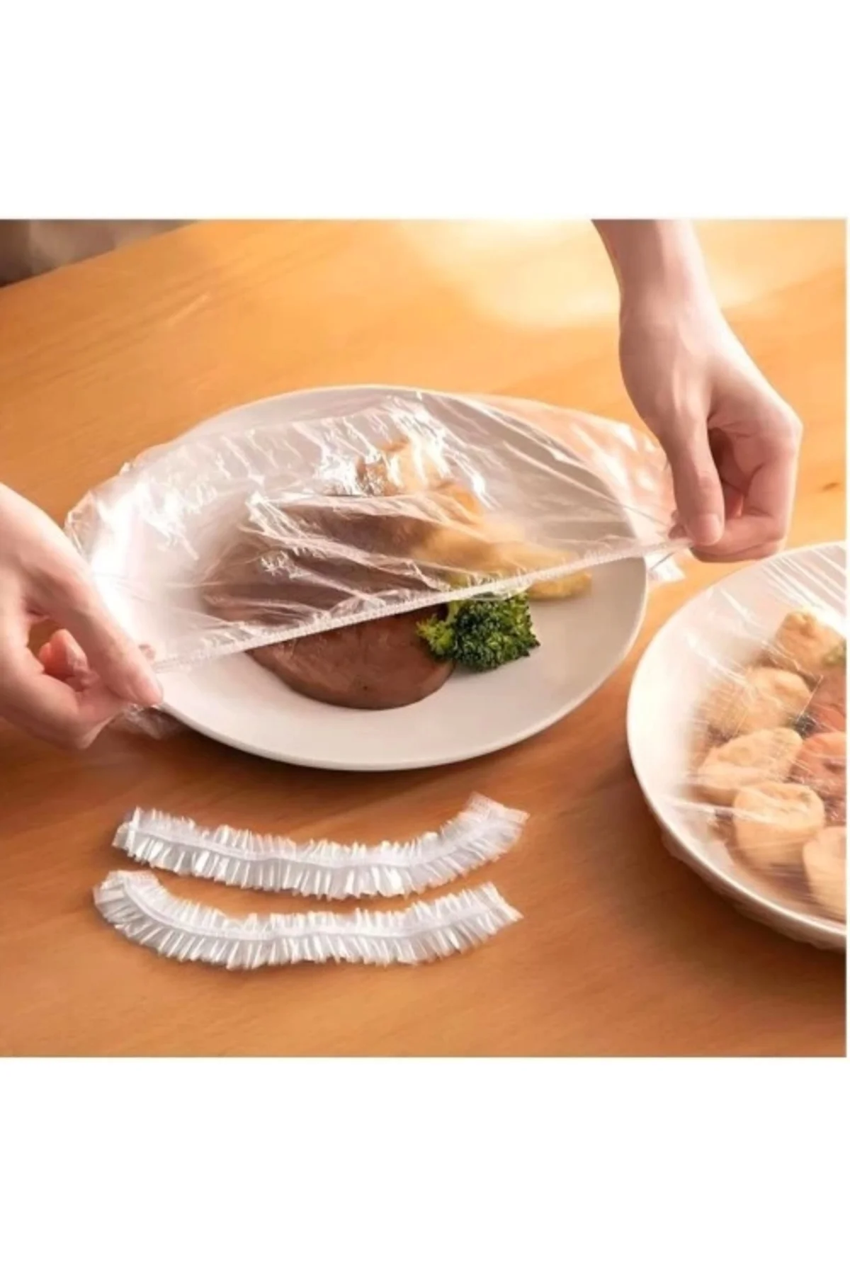 Aveo 100 Adet Lastikli Tencere Ve Tabak Bonesi (20cm)